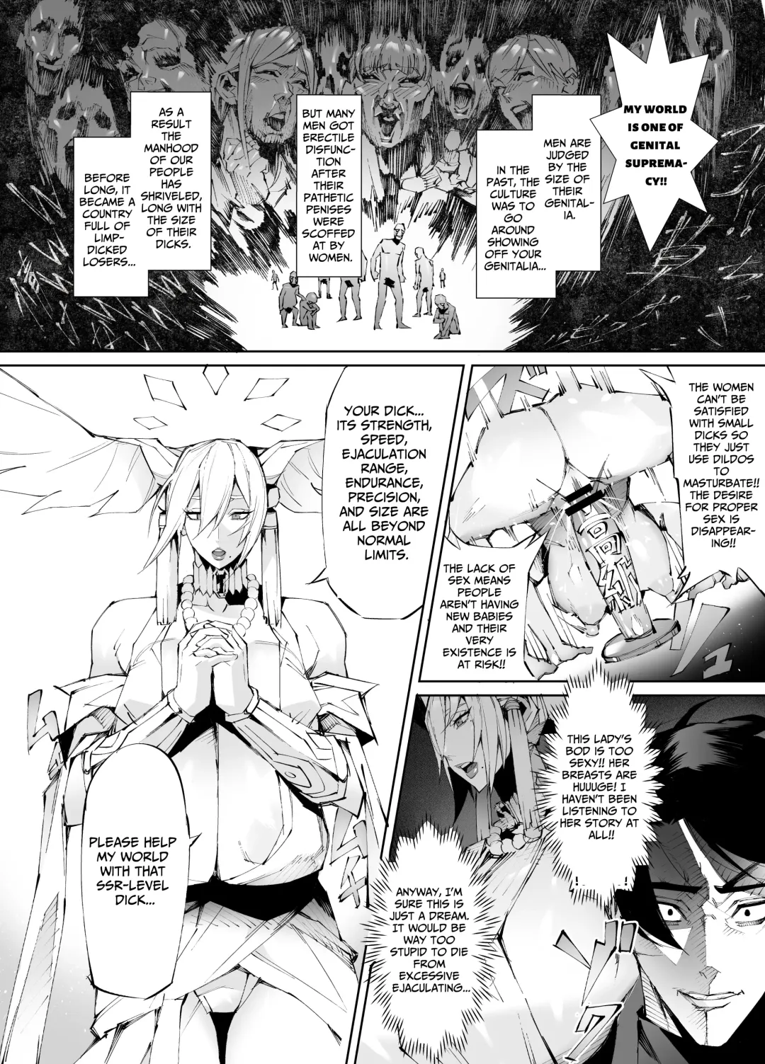[Pobotto] Kyokon Tensei -Seiki Shijou Shugi na Isekai ni Tensei shita no de Bakunyuu Bijo to Hame Makuri- Fhentai - Page 4