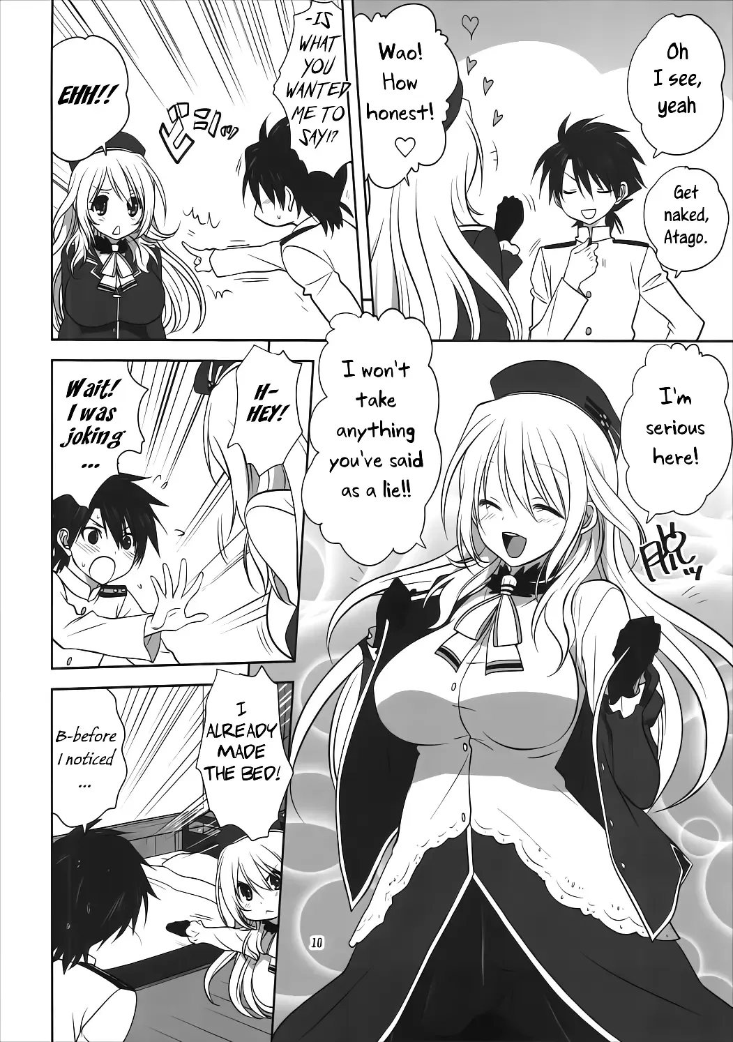 [Mitarashi Kousei] Kanmusu to Issho -Atago Hen- Fhentai - Page 9