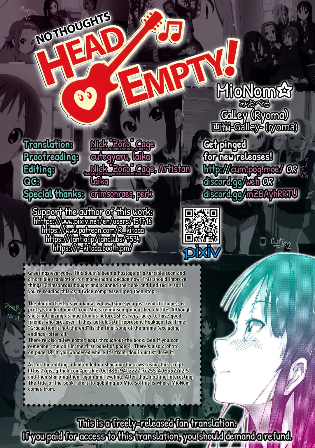 [Ryoma] Miopero☆ | MioNom☆ Fhentai - Page 23