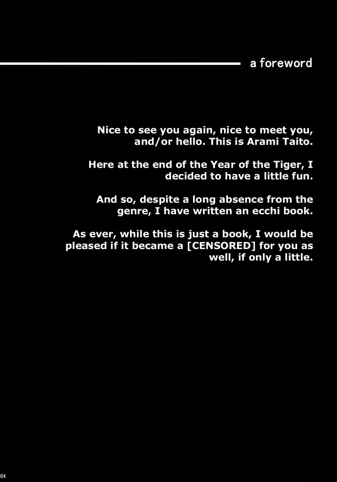 [Arami Taito] Datte Toradoshi nanda mon | It's the Year of the Tiger, After All! Fhentai - Page 3