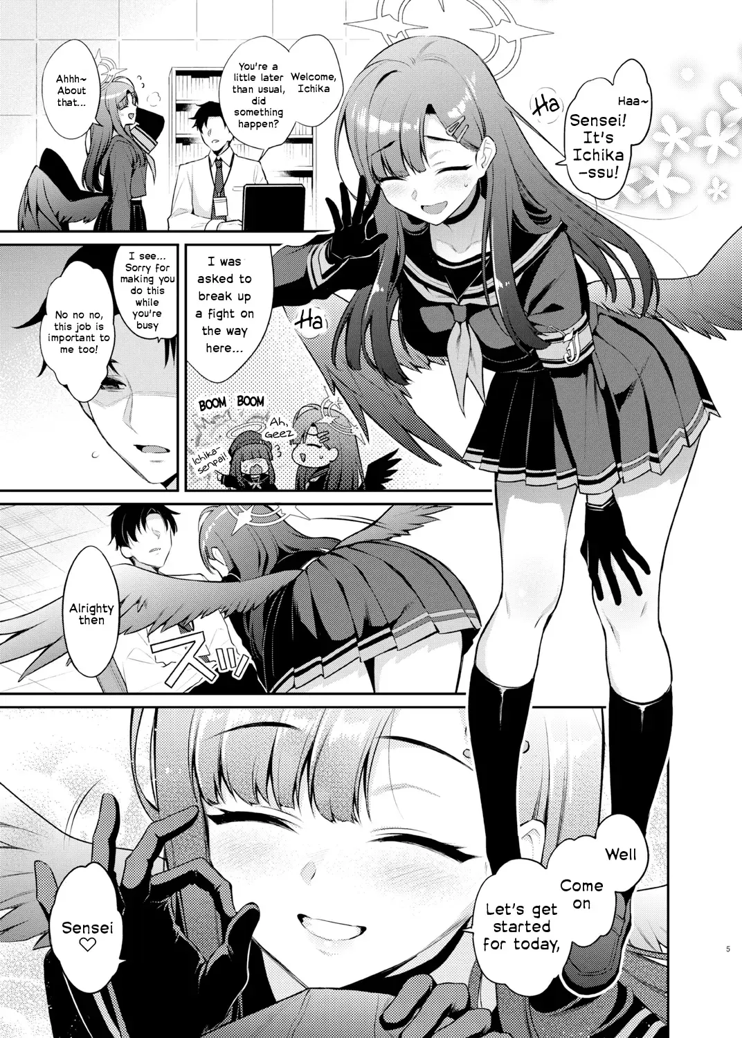 [Sasachinn] Sensei, Kyou mo Kore no Jikan ssu yo | Sensei, It's Time for You to Cum Today Too ♡ Fhentai - Page 5