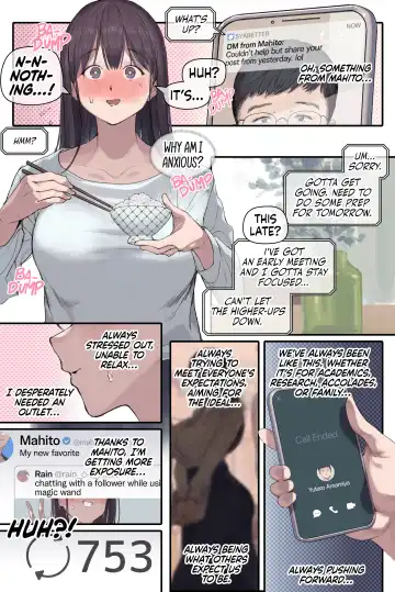 [Yomoda Yomo] Intelli Hitozuma Amamiya Touko Sensei no Hatsujou | Touko Amamiya: Wife, Scholar, Professor in HEAT (decensored) Fhentai - Page 15