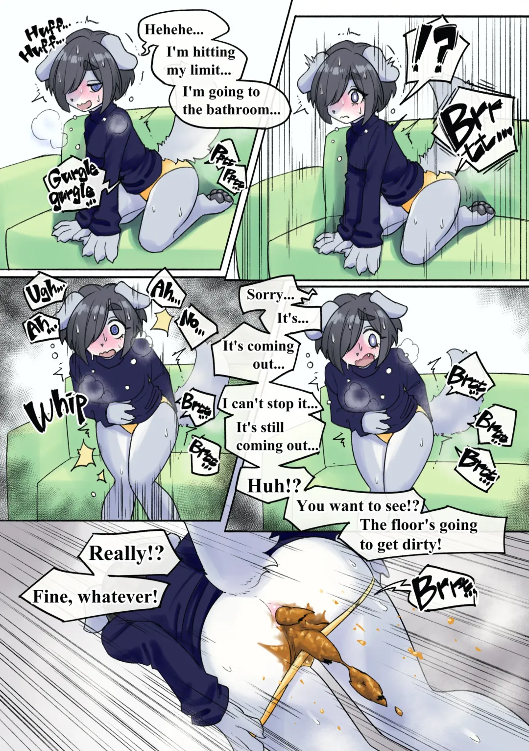 [Uno Usaya] Dog Lady Showing Poop Fhentai - Page 10