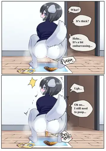 [Uno Usaya] Dog Lady Showing Poop Fhentai - Page 4