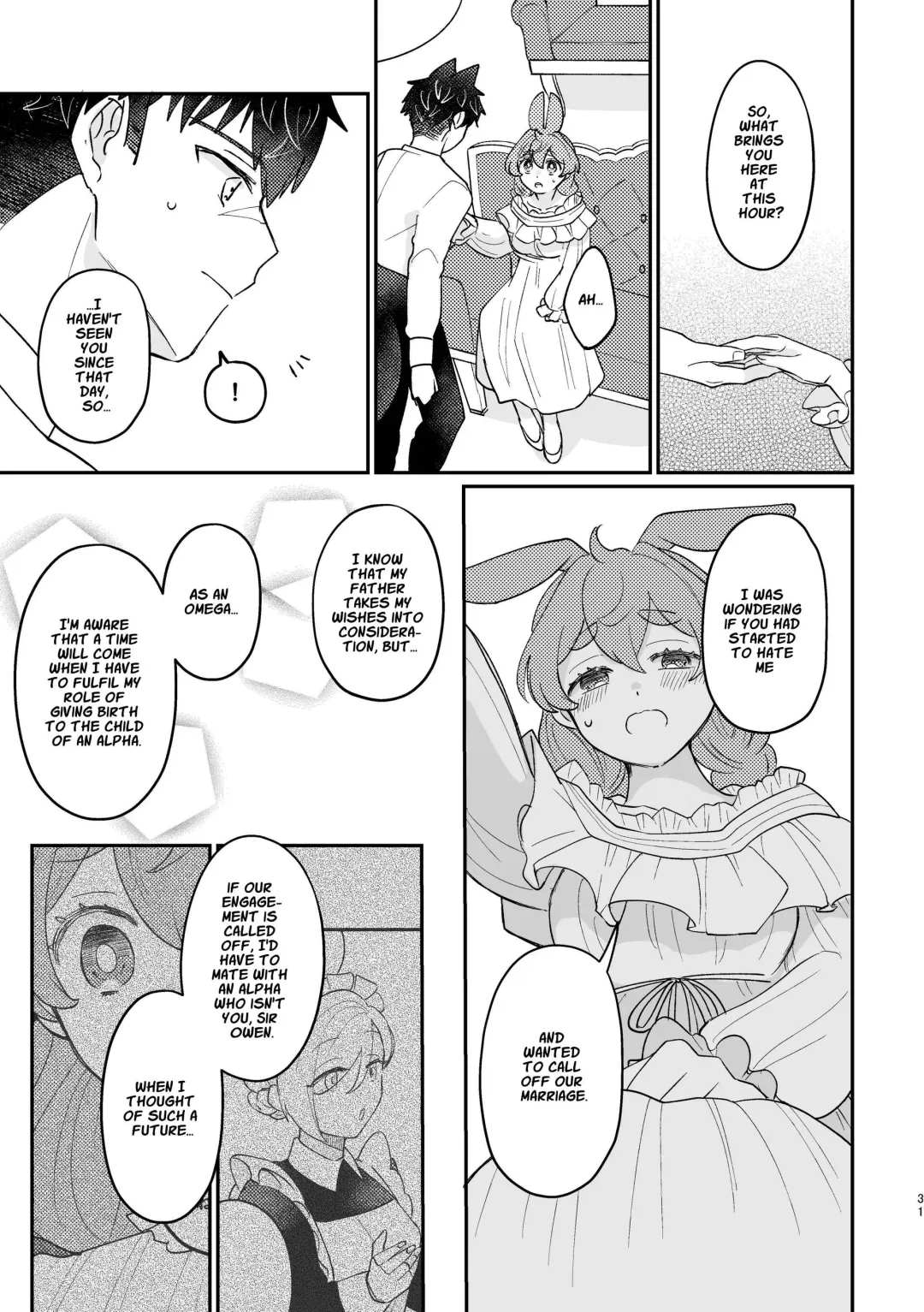 [Sabakan] Usagi Reijou to Ookami Reisoku (Kouhen) | Omega Rabbit and Alpha Wolf Fhentai - Page 31