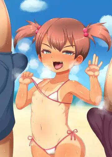 [Taikou] Chibikko Beach Ecchi! -Hiyake Gaki Bitch to Pedo Imouto-chan- Fhentai - Page 60