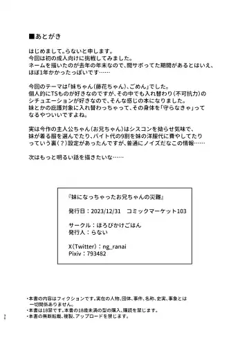 Imouto ni Nacchatta Onii-chan no Sainan Fhentai - Page 29