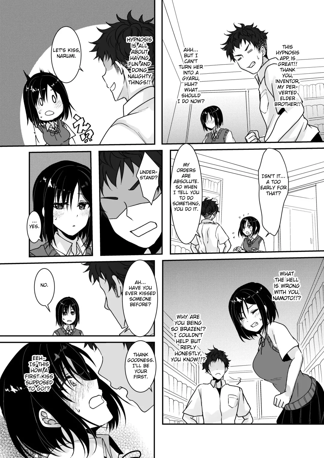 [Ueto Seri] MistakeR ~Jimi de Kyonyuu na Osananjimi wo Saimin Appli de Risou no Ero-gal ni Kaizou Shite Koibito ni Suru Keikaku~ Fhentai - Page 11