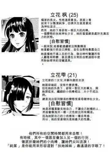 [Yukichi] Hentai Senzuri Zanmai Dosukebe Sao Miko Shimai | 沉迷於變態手淫的淫蕩神社巫女姐妹 Fhentai - Page 3