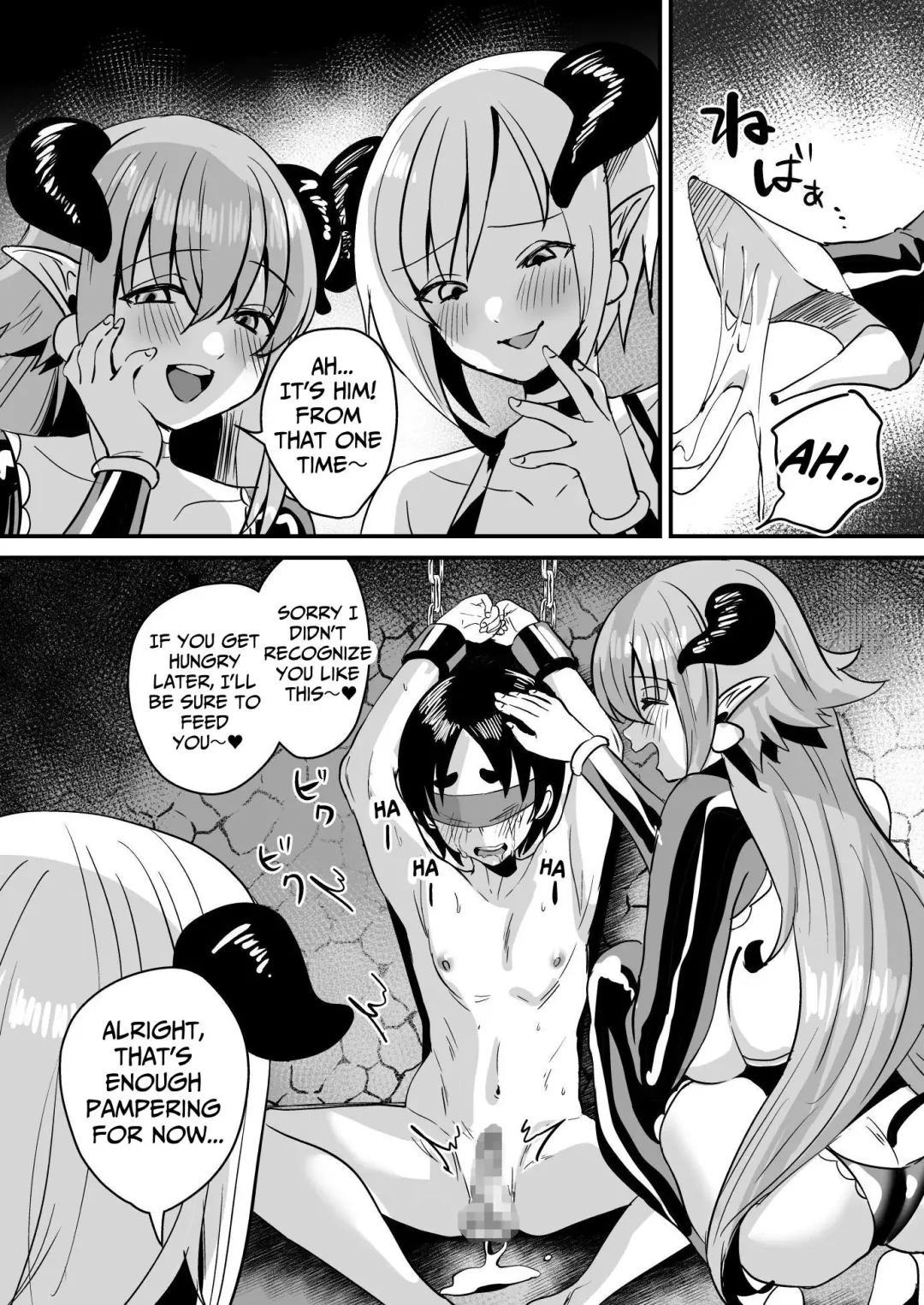 [Miginohito Mitsuru] Lotion Succubus no Nurunuru Sakusei Inmu W | Lotion Succubus' Slippery Lewd Dream W Fhentai - Page 28