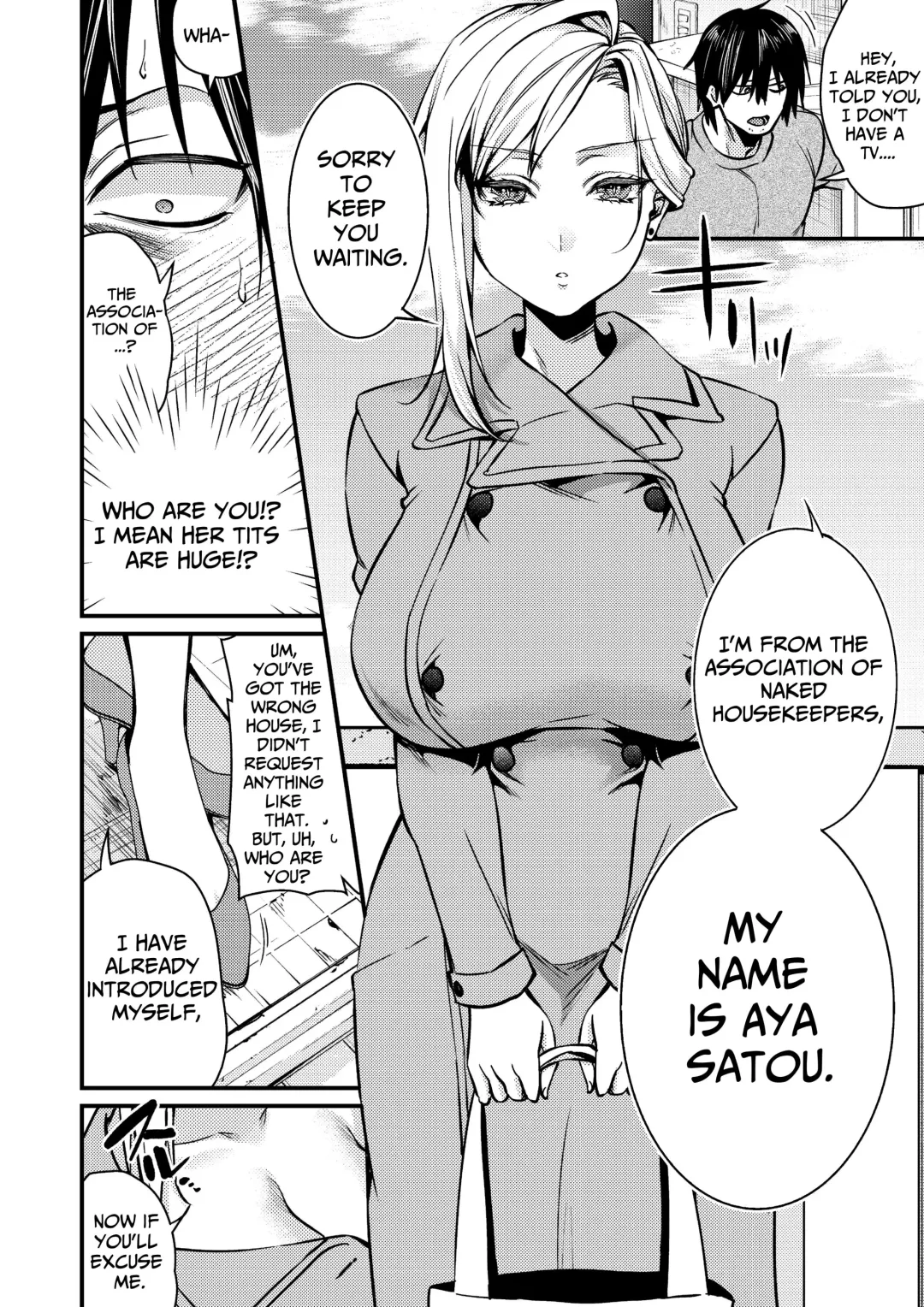 [Kibi Anmitsu] Cool-Dere Kinpatsu Hitozuma Zenra Kaseifu san ga Yanda Boku ni Yasashiku Shite Kureta Ohanashi 1| Naked Blonde Kuudere Housekeeper Wife Kindly Treats Broken Ol' Me 01 Fhentai - Page 6