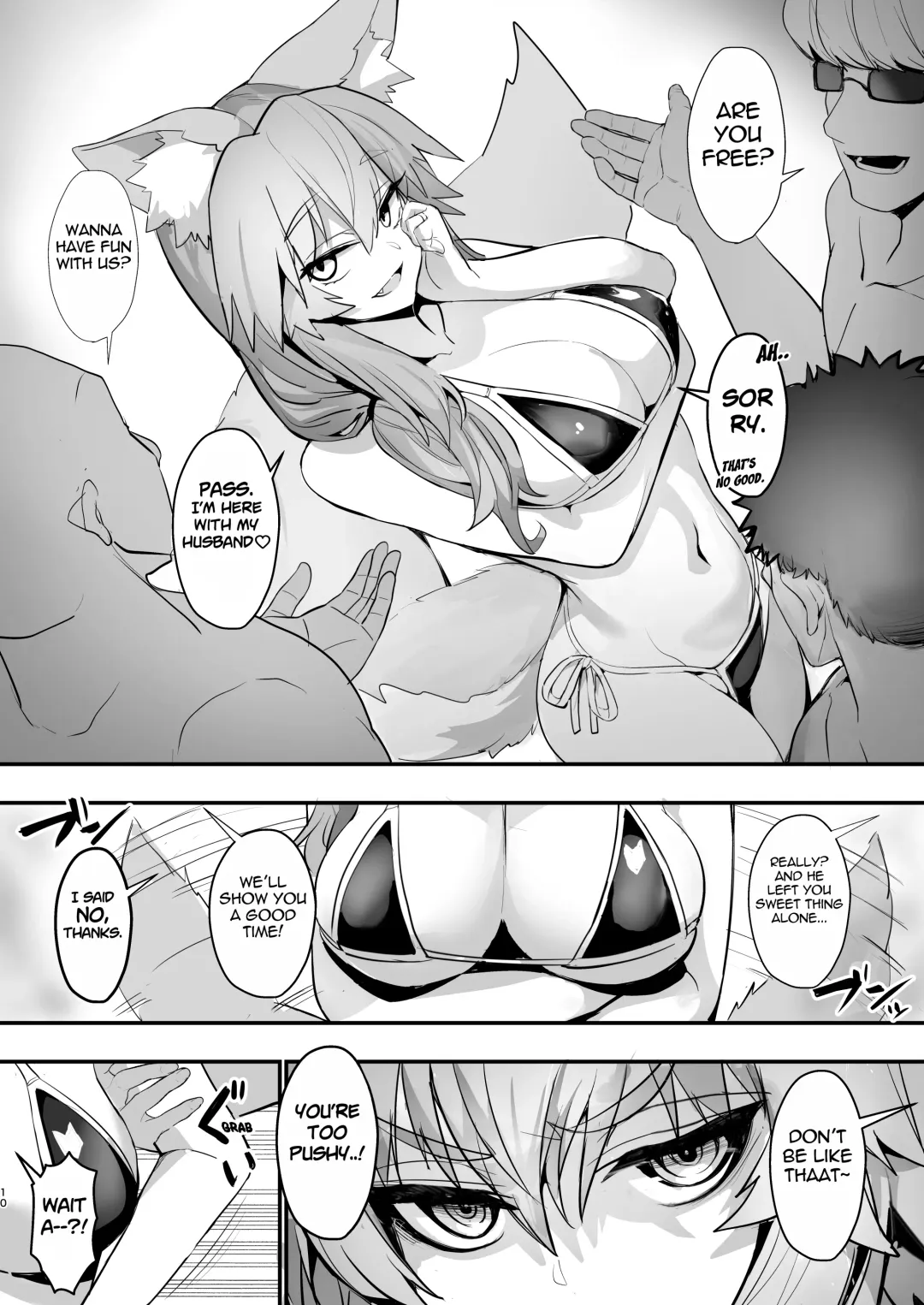 [Wise Speak] Manatsu no Pool Date Tamamo-chan Fhentai - Page 10