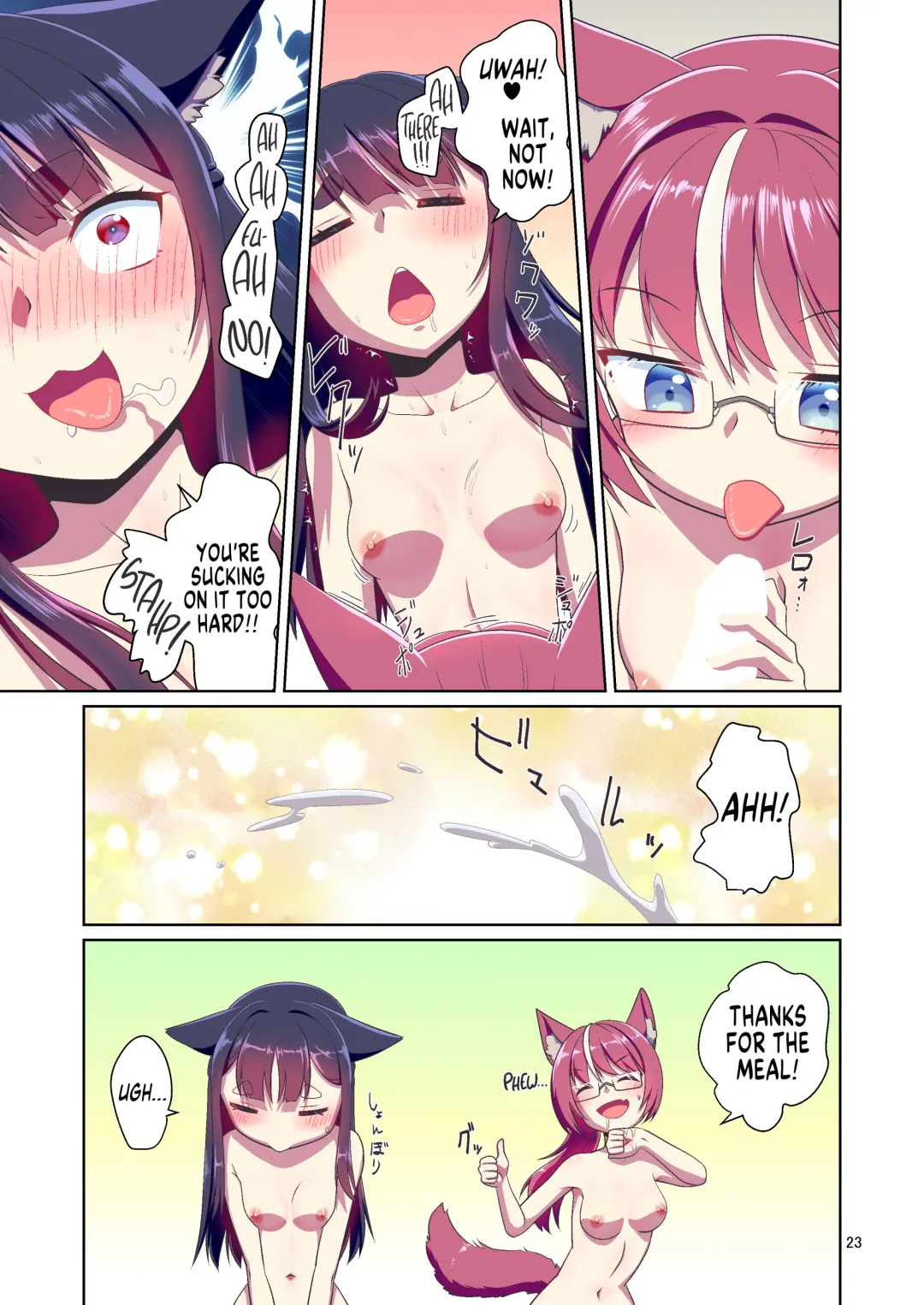 [Fumotono Mikoto] Me ga Sametara Kemomimi Shoujo ni Natteita Ohanashi 2 | How I Woke Up as a Girl With Animal Ears Pt.2 Fhentai - Page 23