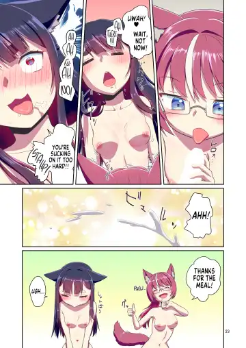 [Fumotono Mikoto] Me ga Sametara Kemomimi Shoujo ni Natteita Ohanashi 2 | How I Woke Up as a Girl With Animal Ears Pt.2 Fhentai - Page 23