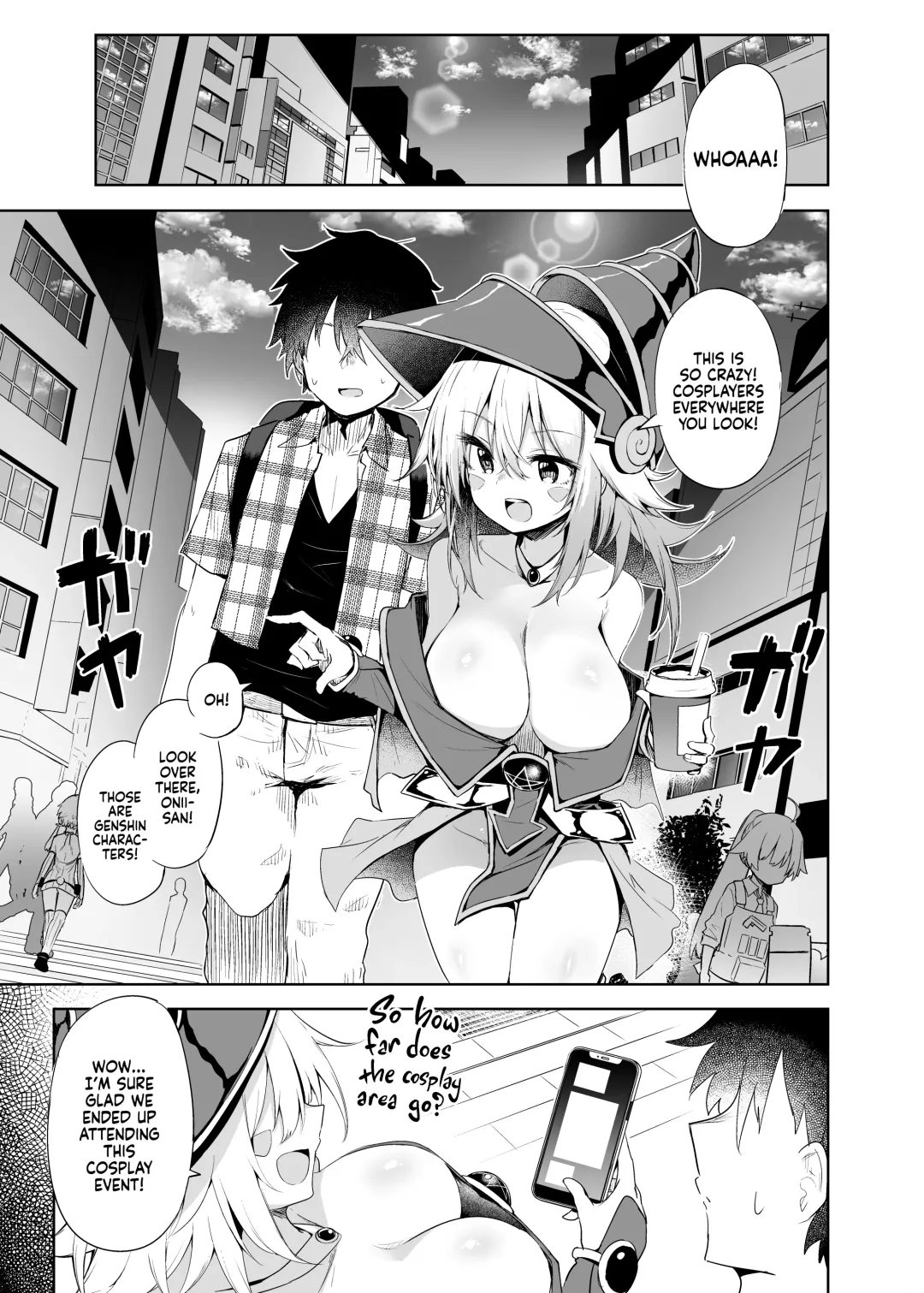 [Chipa] Machi Cos de Black Magician Girl Cosplayer to Off-Pako Sex | Walking Around Town With My Dark Magician Girl Cosplay GF and Then Fucking Her Fhentai - Page 4