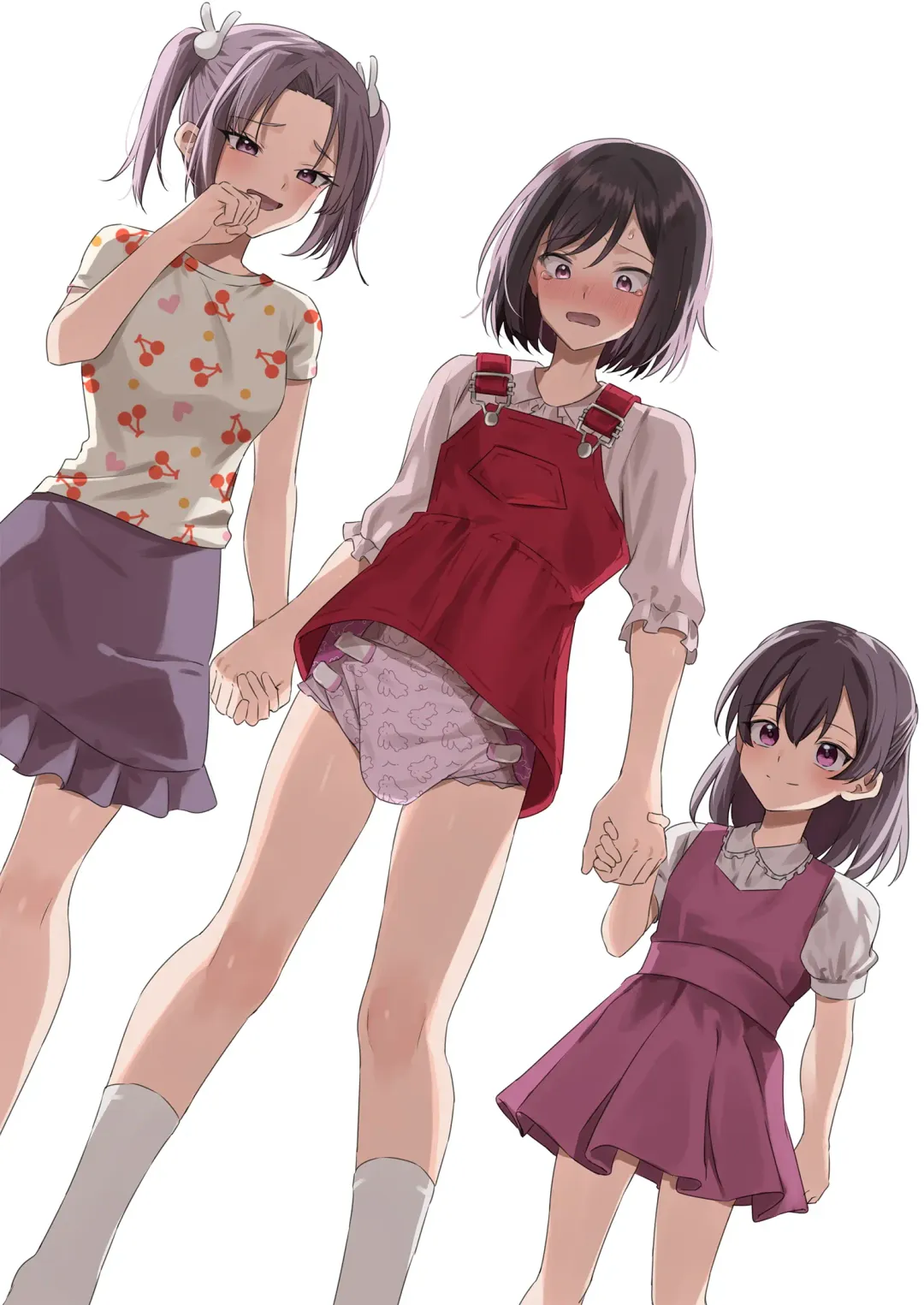 [Kosuke Poke] Omutsubanare Kyousou ni Maketa Onii-chan wa Kyou kara Imouto da yo Fhentai - Page 2