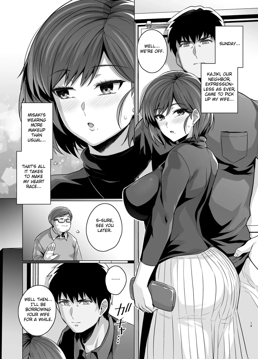 [Haruhisky] Tsuma ga, Tanin no Mesu ni naru made -Short Cut Kyonyuu Tsuma Sasaki Misaki Hen- (decensored) Fhentai - Page 21