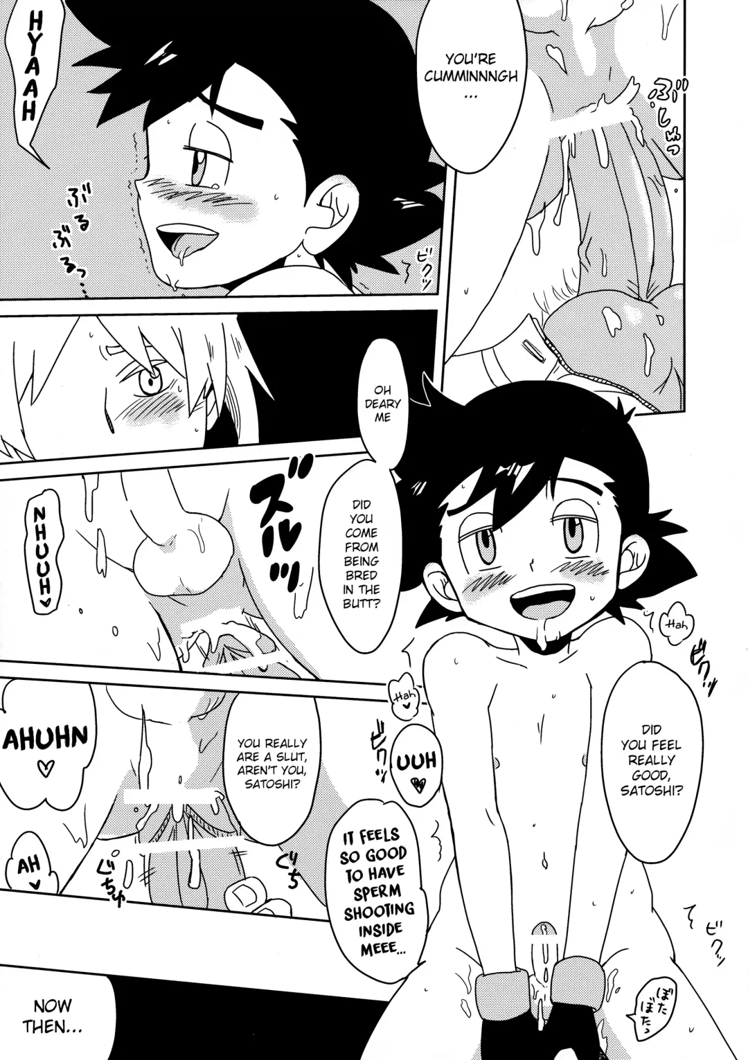 [Uko] Koakuma Satoshi BW | Lil' devil Satoshi Black & White Fhentai - Page 38