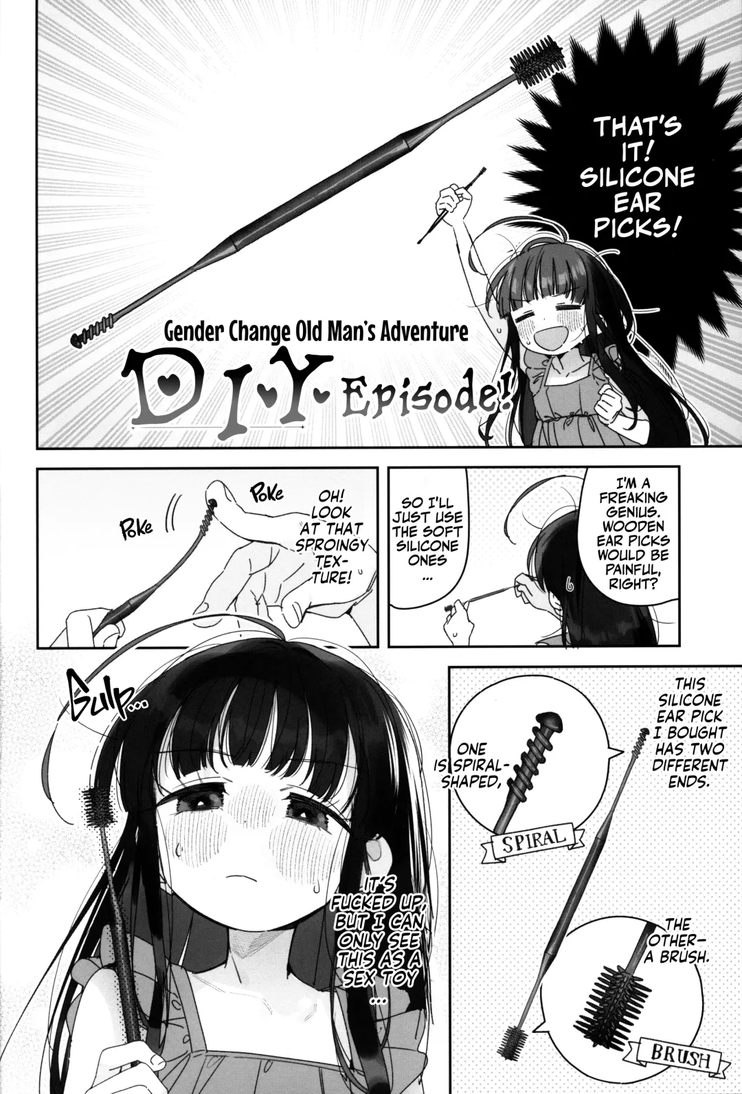 [Ronna] TS Loli Oji-san no Bouken Kanwa -Handmade no Shou- | Gender Change Old Man's Adventure: DIY Episode! Fhentai - Page 3