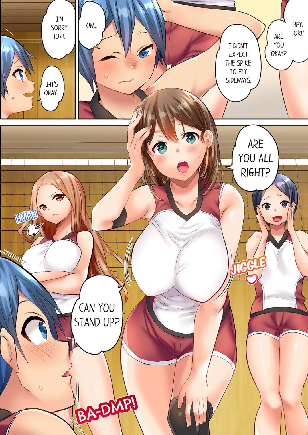 [Kazutaro] Hitozuma Volley-bu no Asedaku SEX ~Shower Abinagara Mitchaku Shichau? 1-3 | Married Women's Volleyball Club Sweaty Sex - We're Being Glued Together While Taking A Shower? 1-3 Fhentai - Page 3
