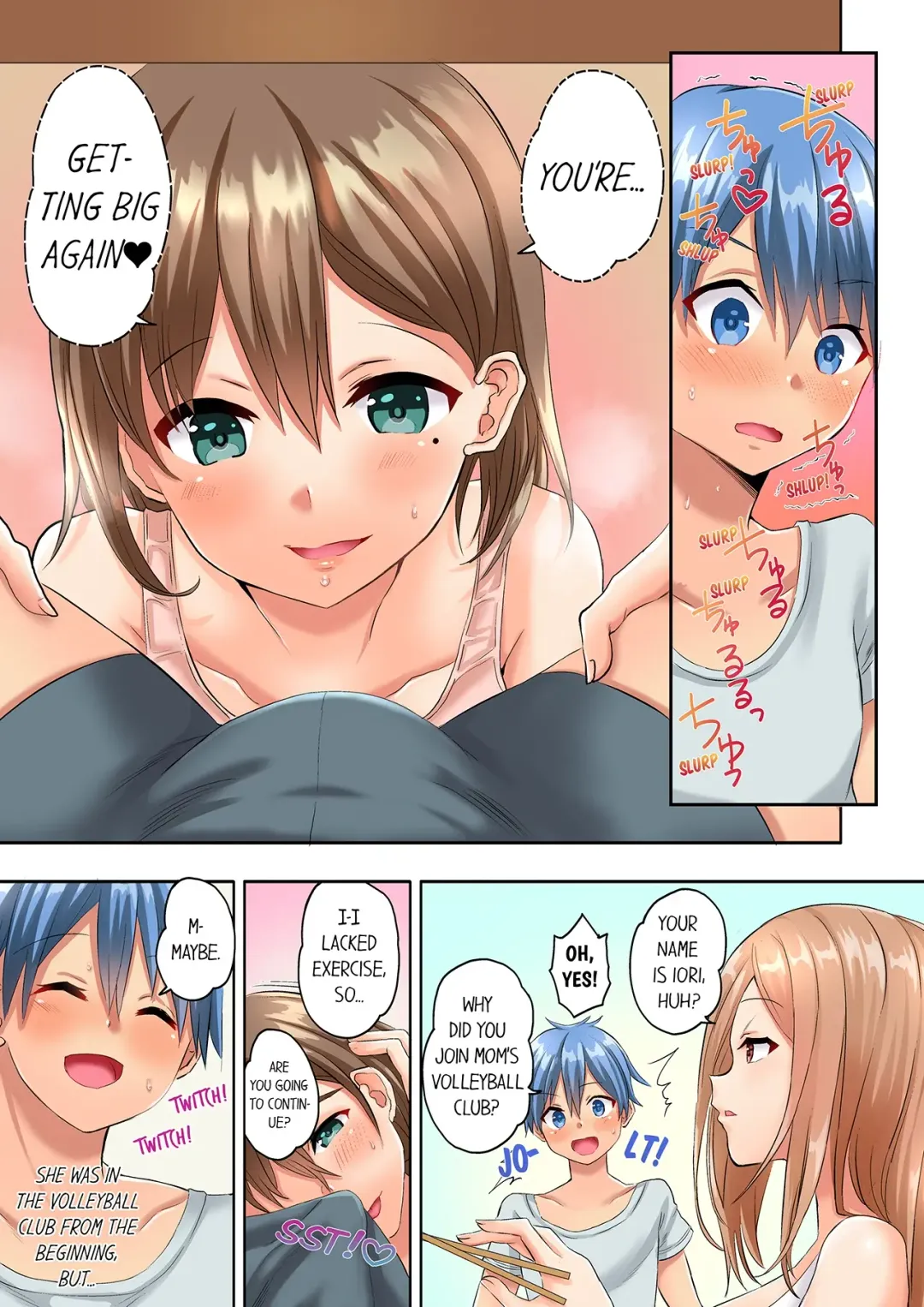 [Kazutaro] Hitozuma Volley-bu no Asedaku SEX ~Shower Abinagara Mitchaku Shichau? 1-3 | Married Women's Volleyball Club Sweaty Sex - We're Being Glued Together While Taking A Shower? 1-3 Fhentai - Page 34