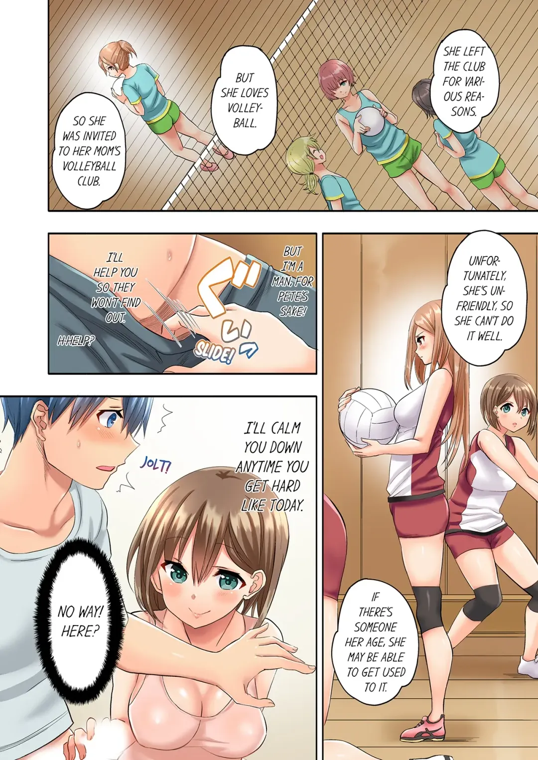 [Kazutaro] Hitozuma Volley-bu no Asedaku SEX ~Shower Abinagara Mitchaku Shichau? 1-3 | Married Women's Volleyball Club Sweaty Sex - We're Being Glued Together While Taking A Shower? 1-3 Fhentai - Page 35