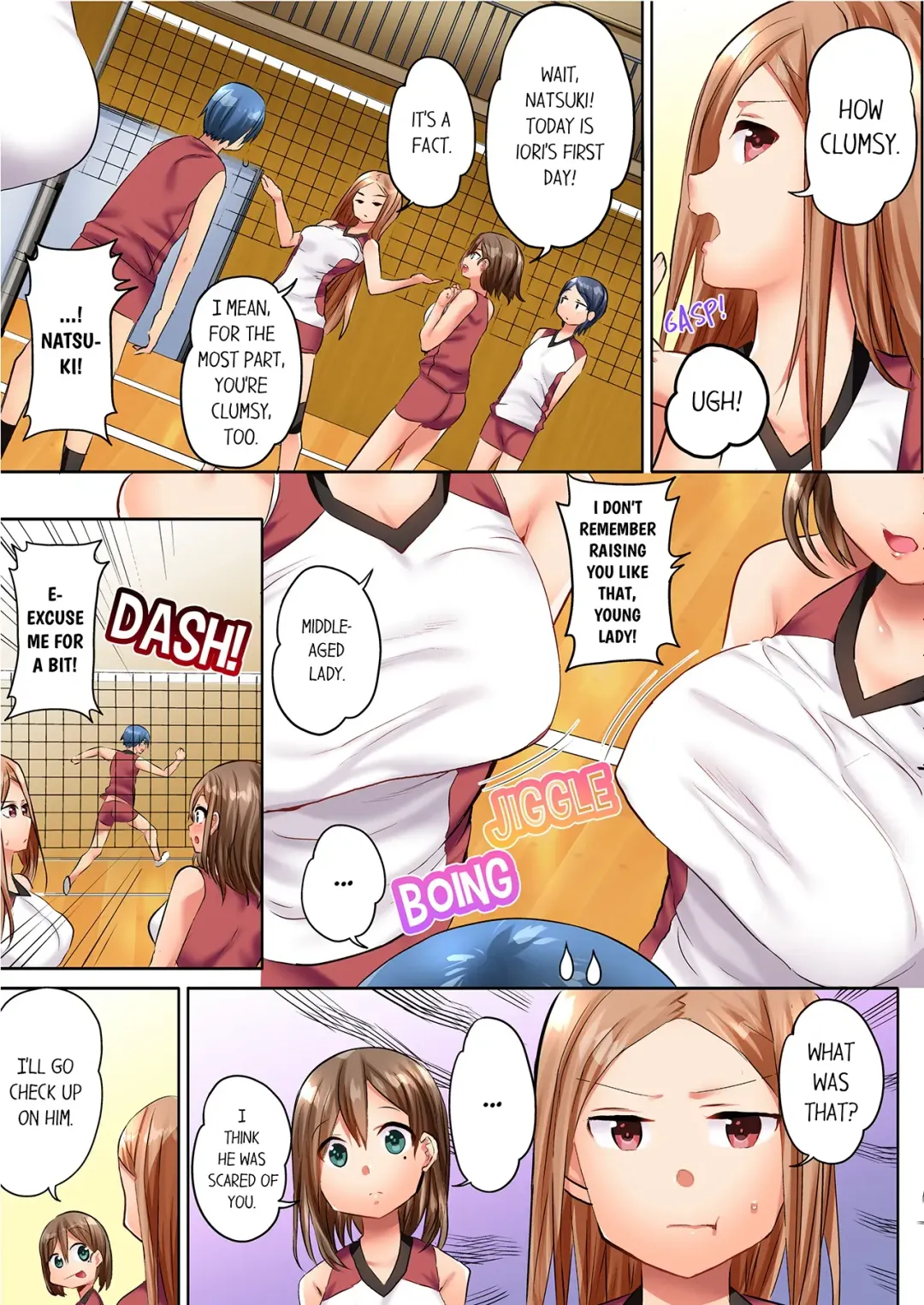 [Kazutaro] Hitozuma Volley-bu no Asedaku SEX ~Shower Abinagara Mitchaku Shichau? 1-3 | Married Women's Volleyball Club Sweaty Sex - We're Being Glued Together While Taking A Shower? 1-3 Fhentai - Page 4