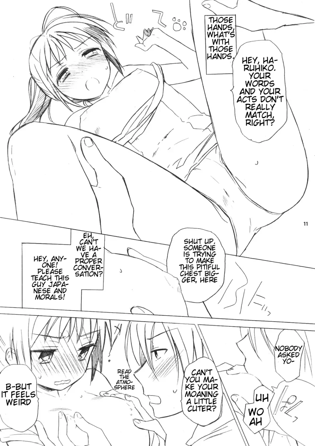 [Zekkyou] Haru na noni sukumizu de iin desu ka? | Can I wear my school uniform even through it's spring? Fhentai - Page 10