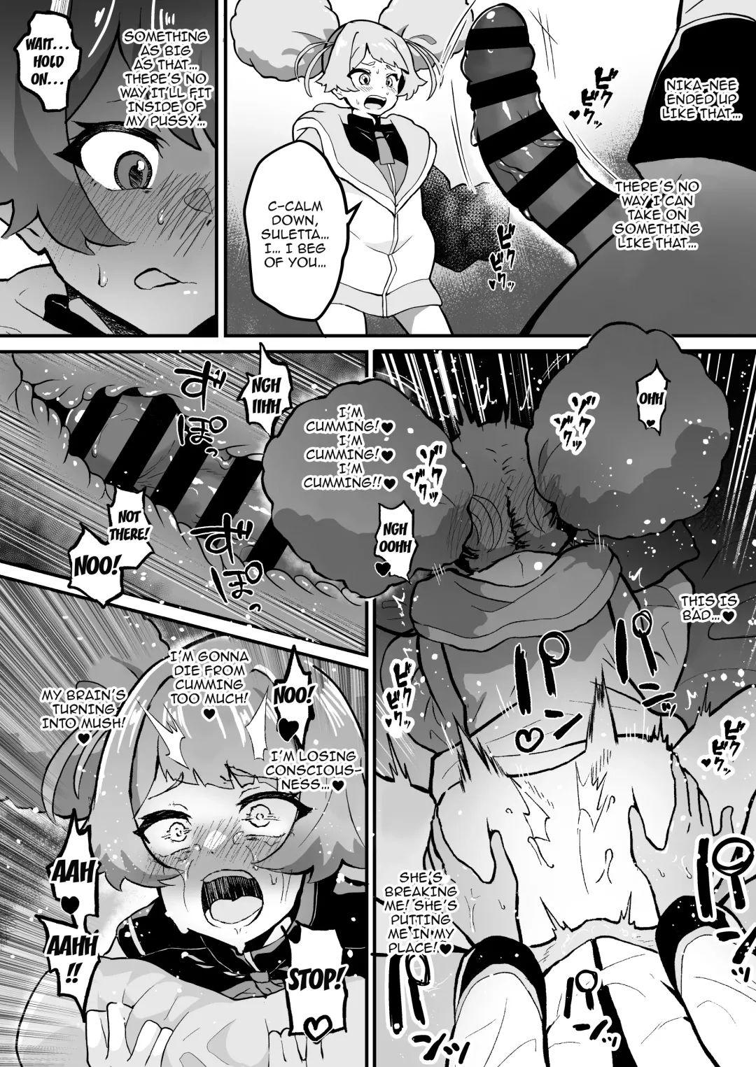 [Hiku Hiku] Incubus Suletta no Futanari Gakuen Seikatsu | Incubus Suletta's Futanari Academy Life Fhentai - Page 10