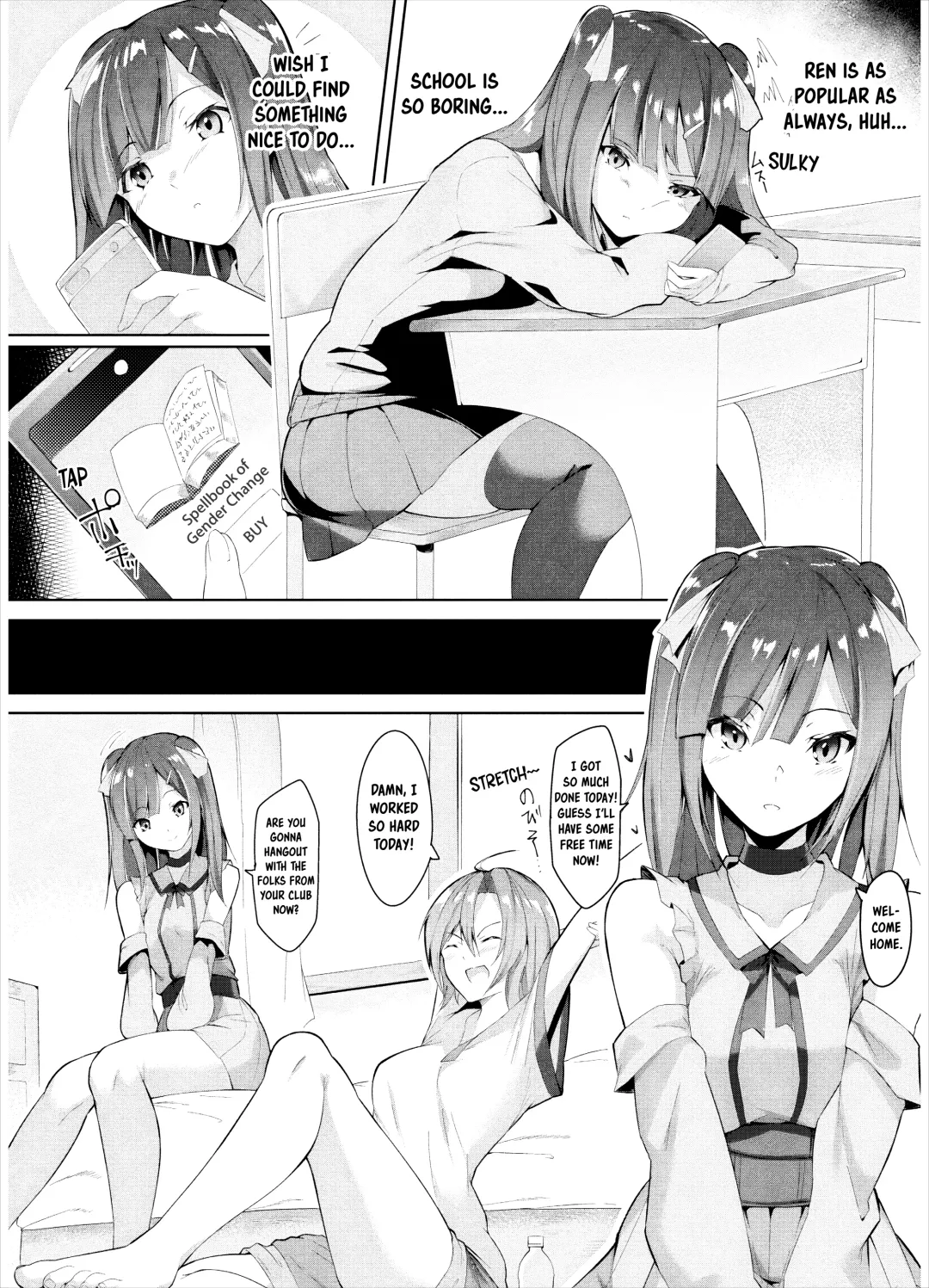 [Random] Change!? ~Seitenkan no Jumon~ | Change!? ~The Gender Swap Spell~ Fhentai - Page 2