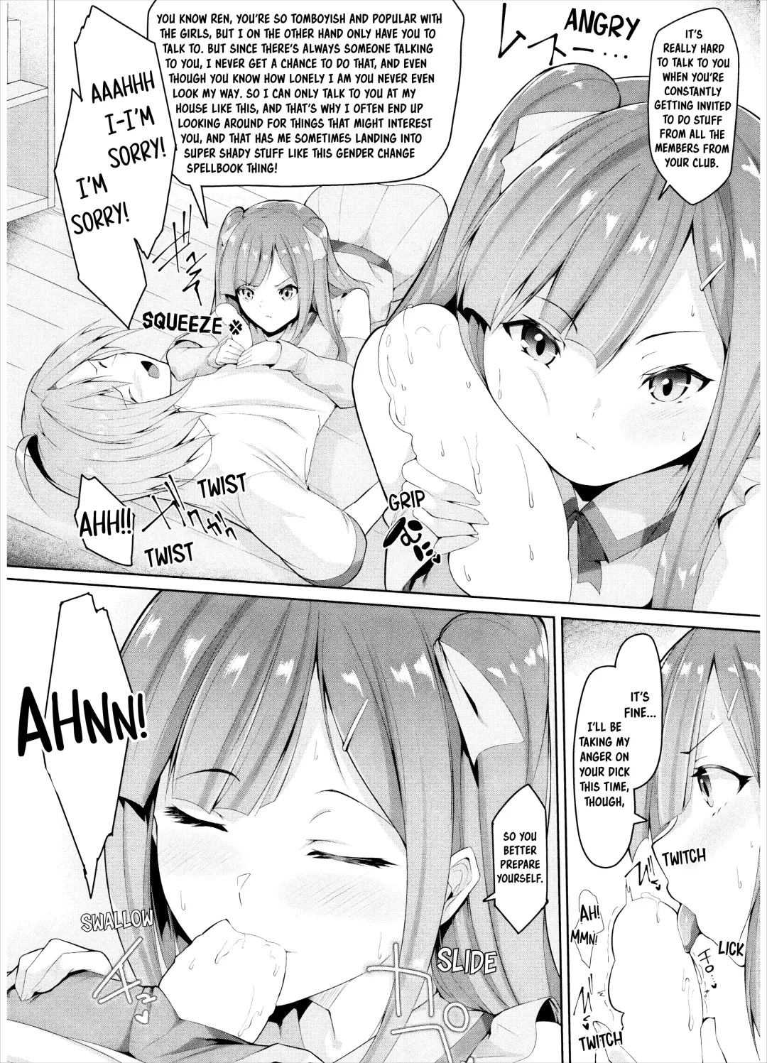 [Random] Change!? ~Seitenkan no Jumon~ | Change!? ~The Gender Swap Spell~ Fhentai - Page 8