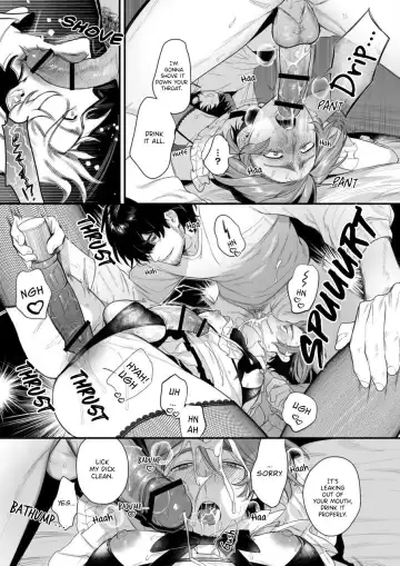 [Teniya Yoshiwaki] Tsukushite, Tsukarete, Ai ni Naku (Kouhen) | Serve, Get Thrusted and Beg for Love Fhentai - Page 12