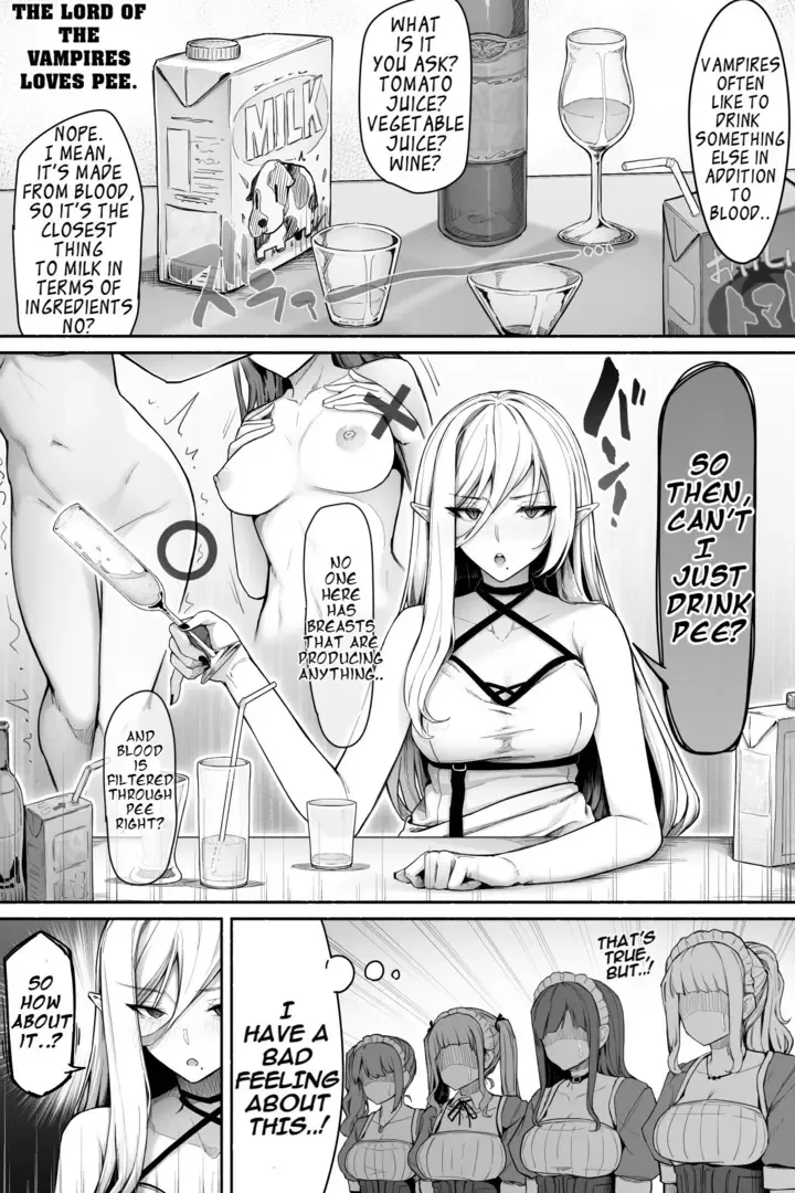 [Cocomachi] The Lord of the Vampires Loves Pee Fhentai - Page 1