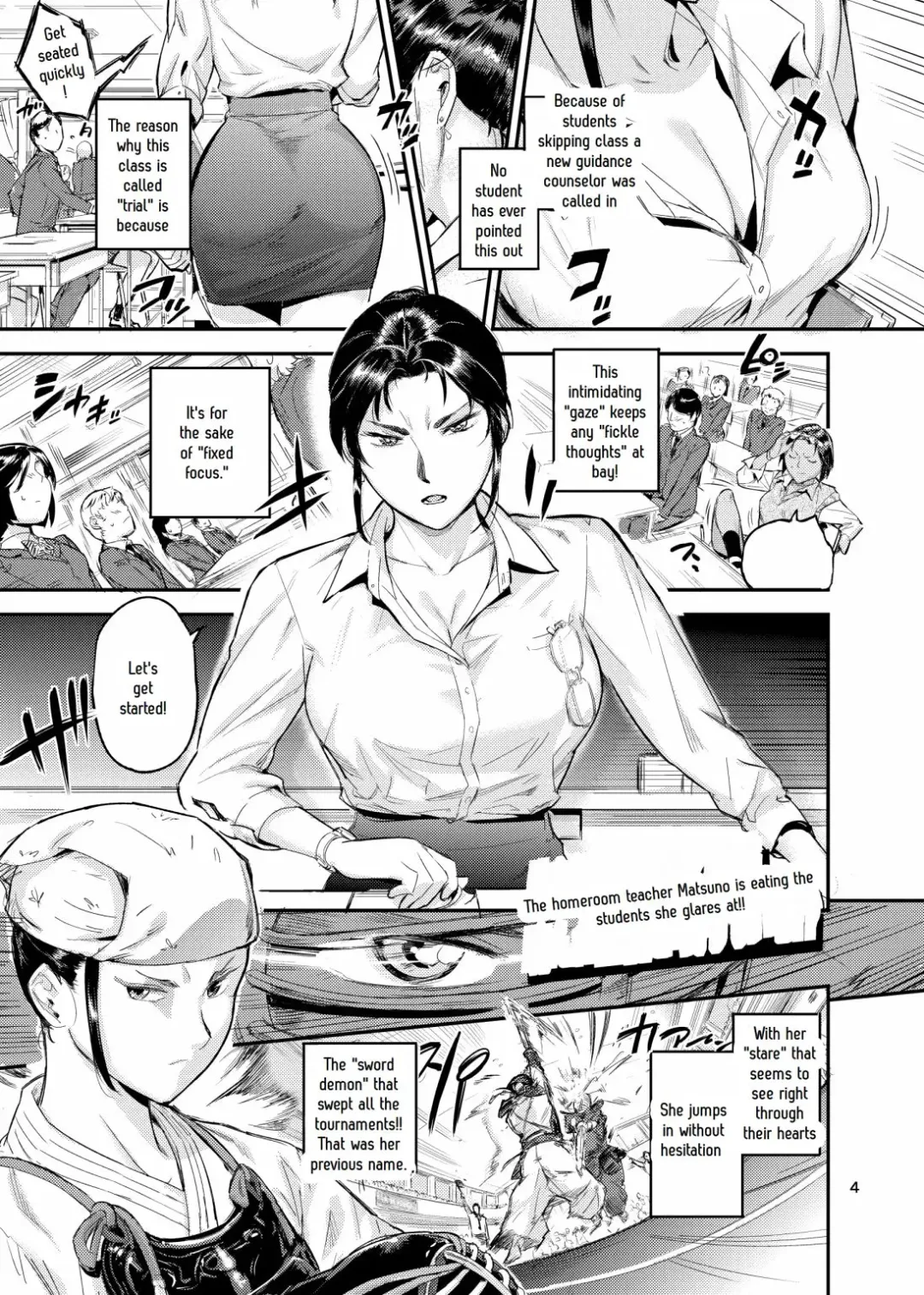[O.p Com] Lifestyle Guidance Matsunoha is eating the students she glares at! O.p Com Fhentai - Page 5
