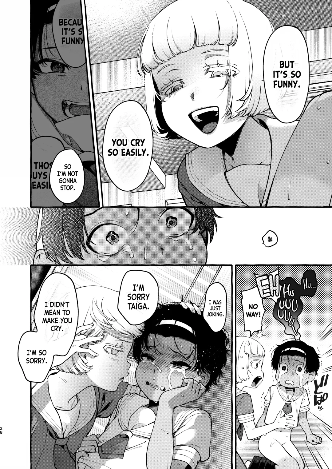 [Sugoku Zako] Ijimekko o Wakarasete Onnanoko ni Suru made｜Teaching the Bully a Lesson Until He Turns Into a Girl Fhentai - Page 28
