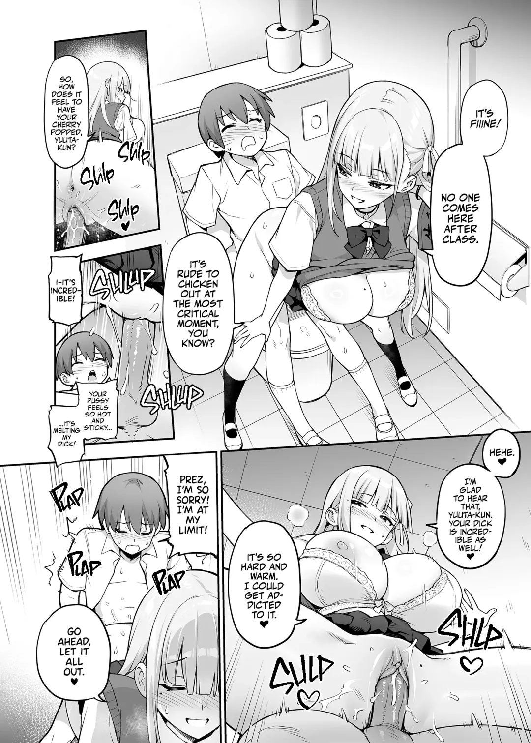 [Try] Akogare no Seitokaichou ga Kyonyuu Sugiru Ken | Our Beloved School Prez's TITS are too BIG! (decensored) Fhentai - Page 13