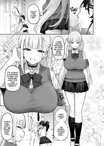 [Try] Akogare no Seitokaichou ga Kyonyuu Sugiru Ken | Our Beloved School Prez's TITS are too BIG! (decensored) Fhentai - Page 8