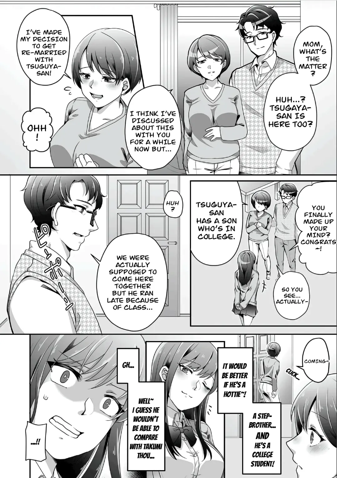 [Sake-chan] Haha ga Saikon shitara Gikei ga Chou Kuzu na Motokare datta "Kazoku dakedo Yarasete yo w" Fhentai - Page 6