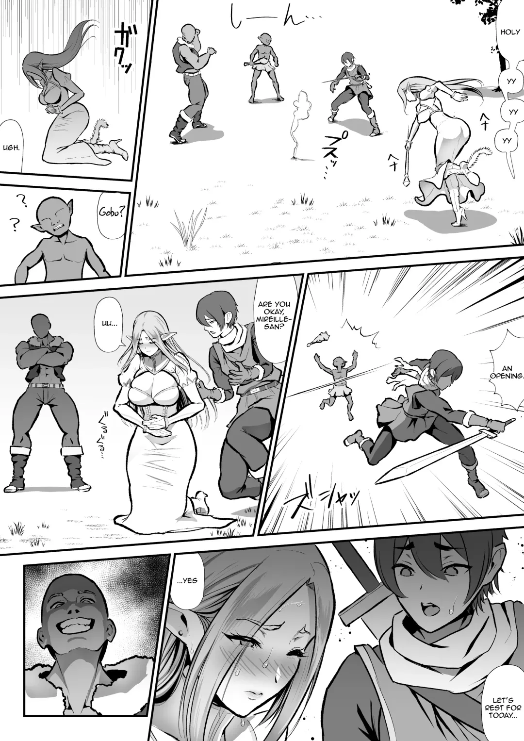 [Mona Liza] Cuckolded Elven Holy Maiden Serena, Falls into Anal Pleasure | Netorare Erufu no seijo shinkan serēna, anaru, kairaku ochi Fhentai - Page 36