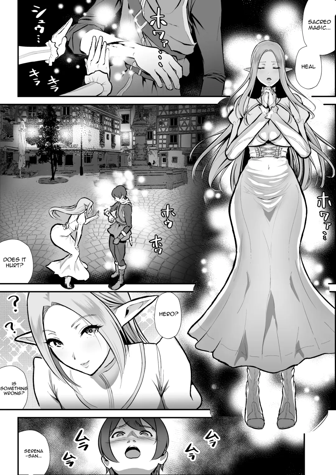 [Mona Liza] Cuckolded Elven Holy Maiden Serena, Falls into Anal Pleasure | Netorare Erufu no seijo shinkan serēna, anaru, kairaku ochi Fhentai - Page 4