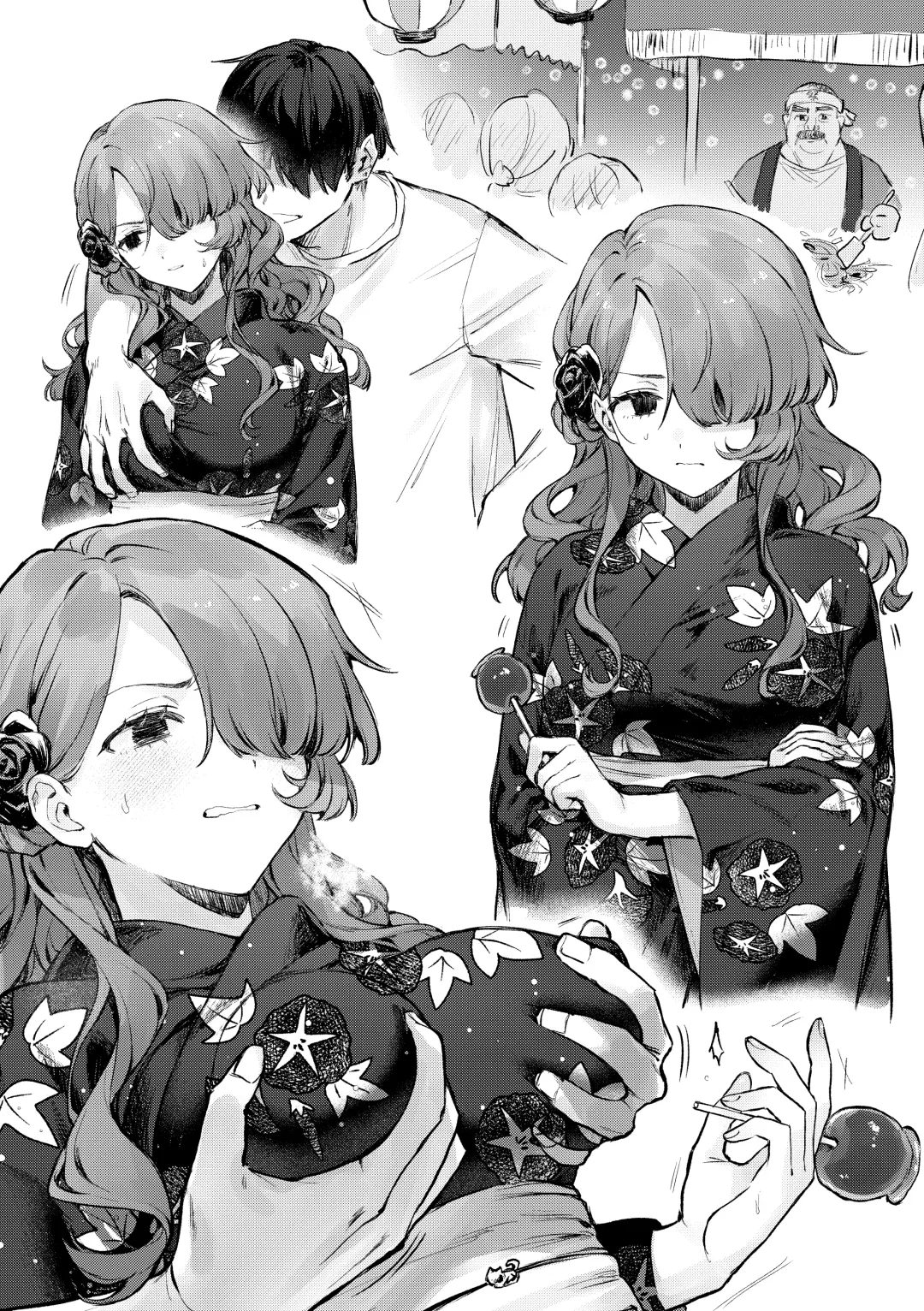 [Mochiji] Natumaturi no Yoru ni... ~Yowami o Nigitta Cool Joshi o Yobidashite Yukata Aokan~ | 夏日祭的夜晚…~把被抓住了把柄的冷淡的女孩叫来参加浴衣野战~ Fhentai - Page 14