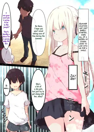 [Tabuchi] Natsuyasumi dakara Muteikou na Itoko ni Chinko Ireru Hanashi | Summer Vacation ~And Thus I Penetrated My Compliant Cousin~ Fhentai - Page 3