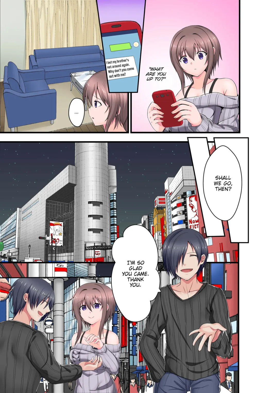 Dripping Wet Climax Massage - I'll Make You Cum Harder Than My Brother Can Ever Make You - (decensored) Fhentai - Page 53