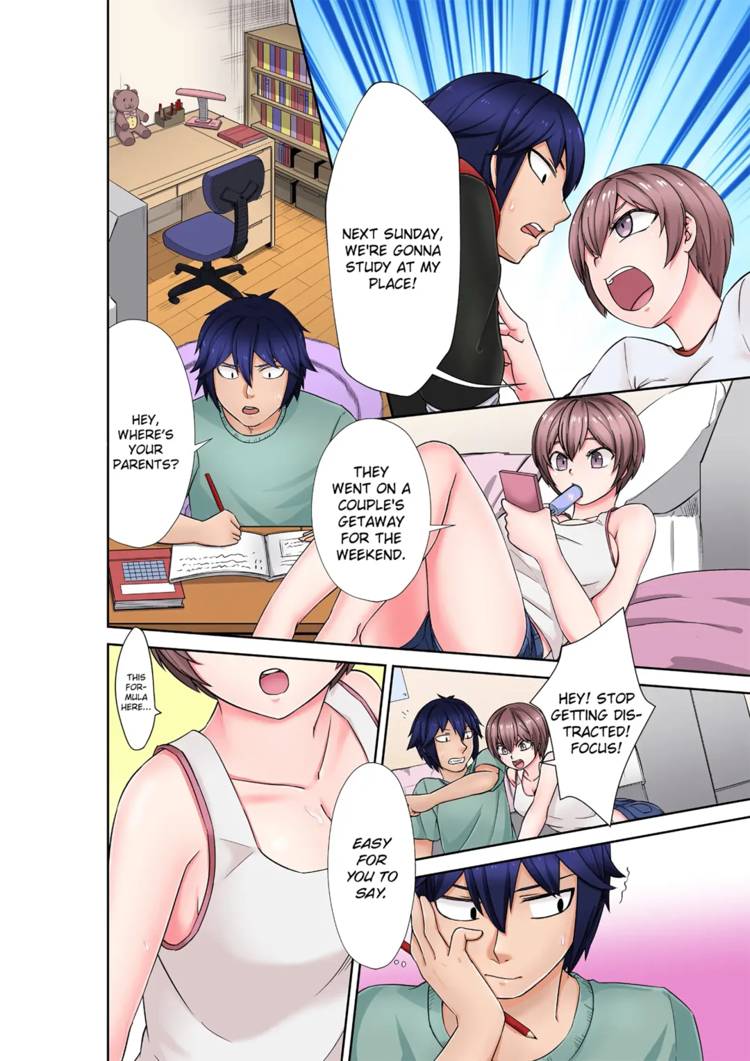 Stop It...You're Gonna Make Me Cum Again! Passionate, Sweaty Sex Everyday With My Awful Childhood Friend! (decensored) Fhentai - Page 56