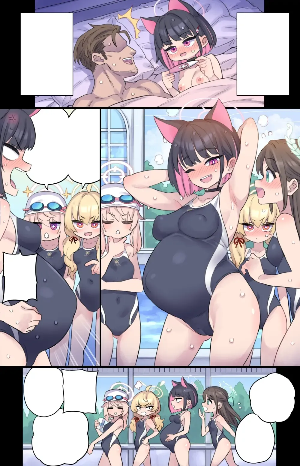 [Mimonel] Botehara Nekomusume no Hatsujou Bousou Koubi Fhentai - Page 6