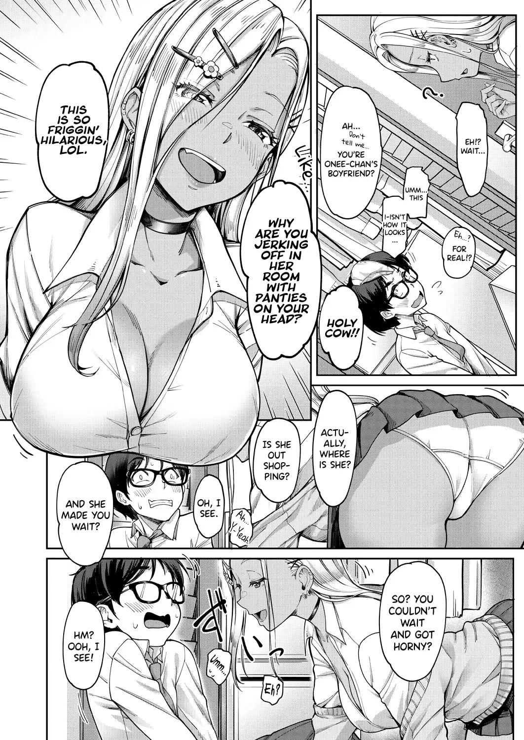 [Tokinobutt] Kanojo no Imouto wa Nikushoku-kei Gal | My Girlfriend's Little Sister is a Carnivorous Gyaru Fhentai - Page 7