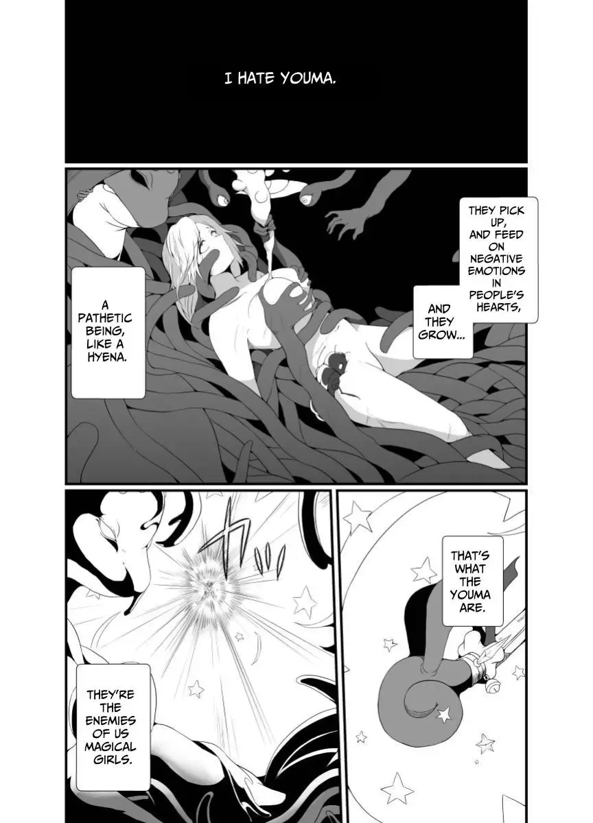 [Shimakawa] Mesugaki Mahou Shoujo wa Daikkirai na Zako Youma ni Karada o Torikomareta node Kankaku Shadan no Mahou o Tsukatte Asa made Taeru | Magical Girl Caught By A Loathsome Monster Uses Sens... Fhentai - Page 2