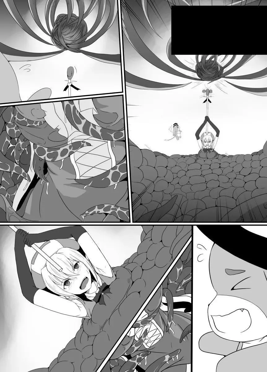 [Shimakawa] Mesugaki Mahou Shoujo wa Daikkirai na Zako Youma ni Karada o Torikomareta node Kankaku Shadan no Mahou o Tsukatte Asa made Taeru | Magical Girl Caught By A Loathsome Monster Uses Sens... Fhentai - Page 61
