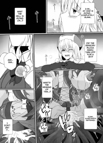 [Shimakawa] Mesugaki Mahou Shoujo wa Daikkirai na Zako Youma ni Karada o Torikomareta node Kankaku Shadan no Mahou o Tsukatte Asa made Taeru | Magical Girl Caught By A Loathsome Monster Uses Sens... Fhentai - Page 36