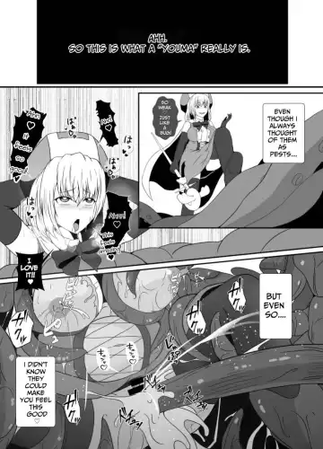 [Shimakawa] Mesugaki Mahou Shoujo wa Daikkirai na Zako Youma ni Karada o Torikomareta node Kankaku Shadan no Mahou o Tsukatte Asa made Taeru | Magical Girl Caught By A Loathsome Monster Uses Sens... Fhentai - Page 46
